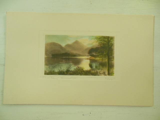 Image for "A Scottish Evening" Derwentwater Print