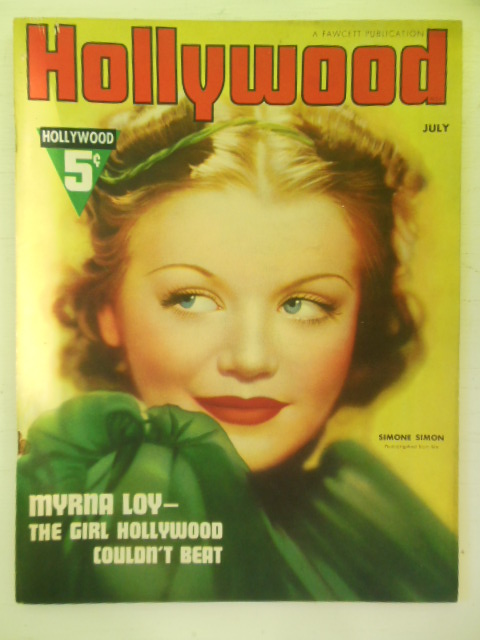Image for Hollywood Magazine July, 1937 (Myrna Loy Cover)