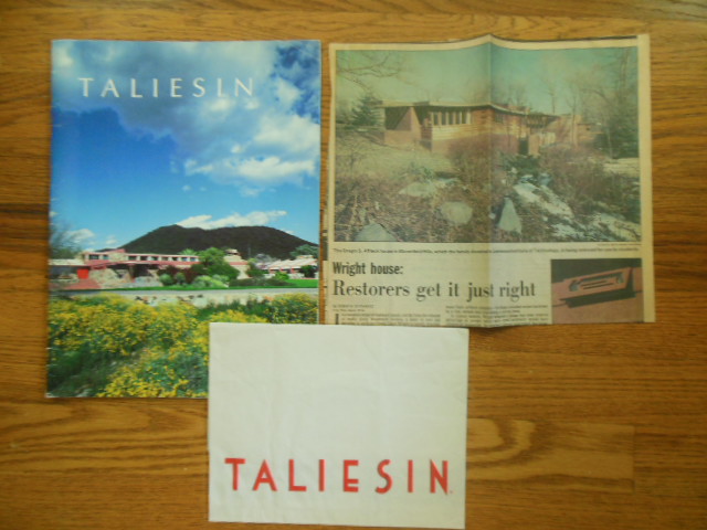 Image for Taliesin Frank Lloyd Wright Foundation 1985