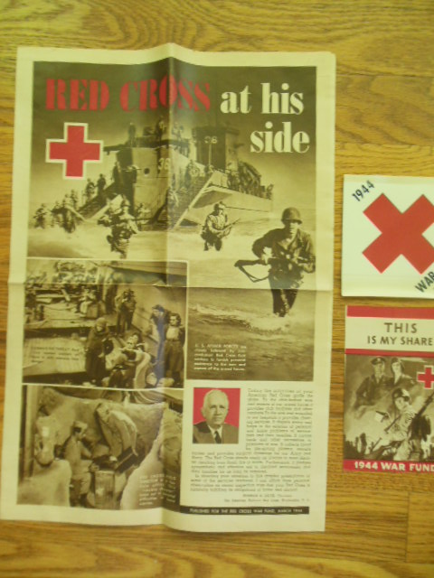Image for Red Cross War Fund WWII Ephemera 1944