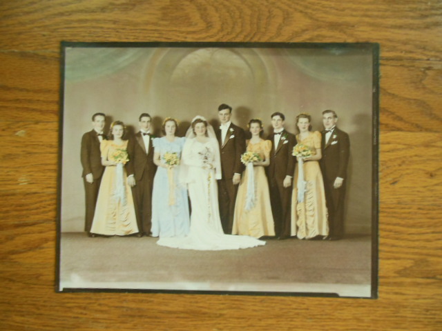 Image for 1940's Wedding Pictures; Hand Colored and Duotone