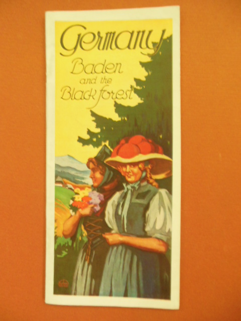 Image for Germany Baden and the Black Forest Vintage Travel Brochure