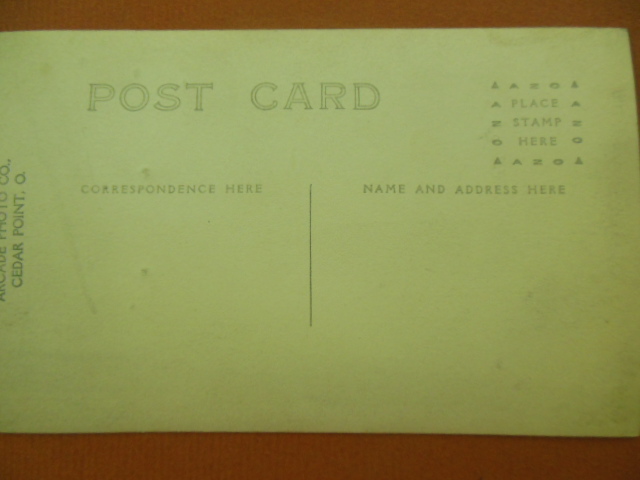Image for Cedar Point Amusement Park (Ohio) Tourists in the Arcade Real Photo Postcard