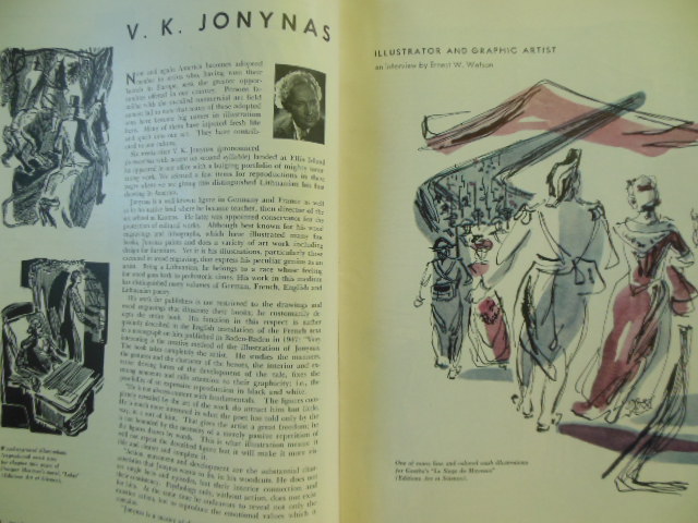 Image for American Artist Magazine April 1952 (V.F. Jonynas)