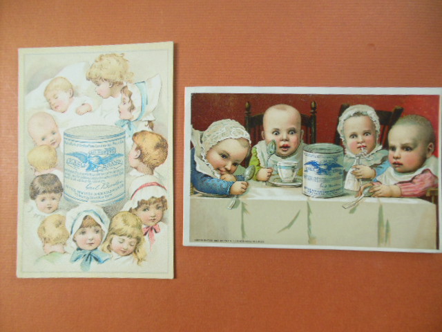 Image for Gail Borden Eagle Brand Condensed Milk Two Trade Cards