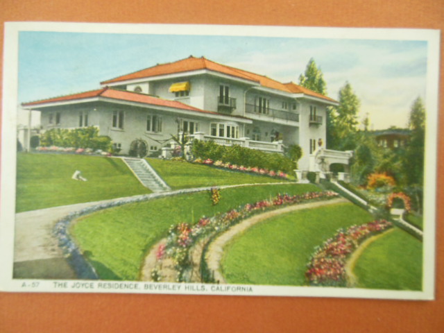 Image for The Joyce Residence Beverley Hills California color Postcard
