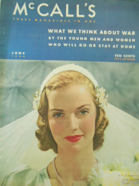Image for McCall's Magazine June, 1938 Booth Tarkington, Color Fashion Plates