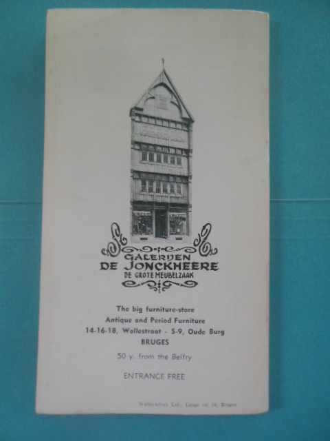 Image for Bruges City of Art Illustrated Guide With Large Map 1961