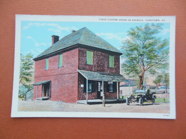 Image for Postcard First Custom House in America Yorktown, Virginia