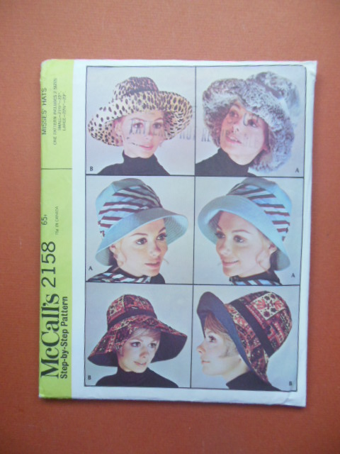 Image for McCalls 2158 Misses Hat Pattern(UNCUT)