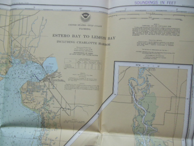 Image for United States Gulf Coast Florida Nautical Chart From Estero Bay to Lemon Bay Including Charlotte Harbor (11426)