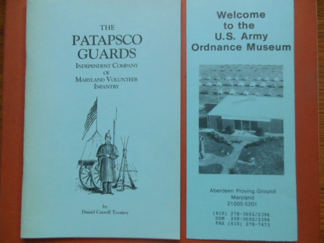 Image for The Patapsco Guards; Independent Company of Maryland Volunteer Infantry 1993 (U.S. Army Ordnance Museum Brochure Laid-in)