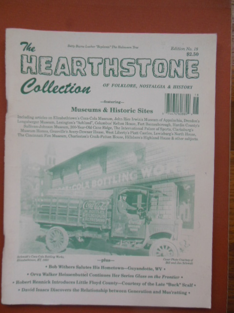 Image for The Hearthstone Collection of folklore, Nostalgia and History No. 18 Featuring Museums & Historic Sites