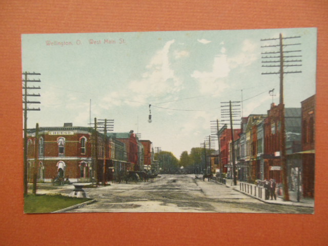 Image for Postcard Wellington, Ohio West Main Street