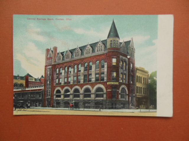 Image for Central Savings Bank Canton, Ohio Postcard