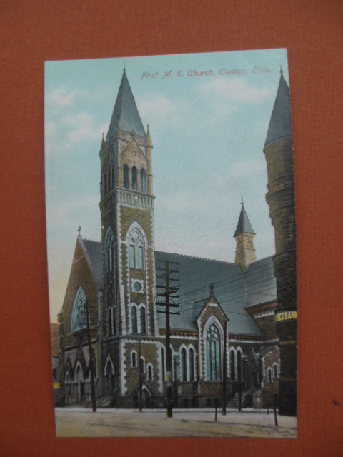 Image for Postcard First M.E. Church Canton, Ohio (Methodist Episcopal)