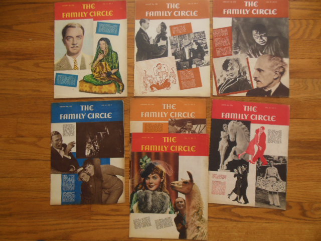 Image for The Family Circle Magazine 7 Issues 1938