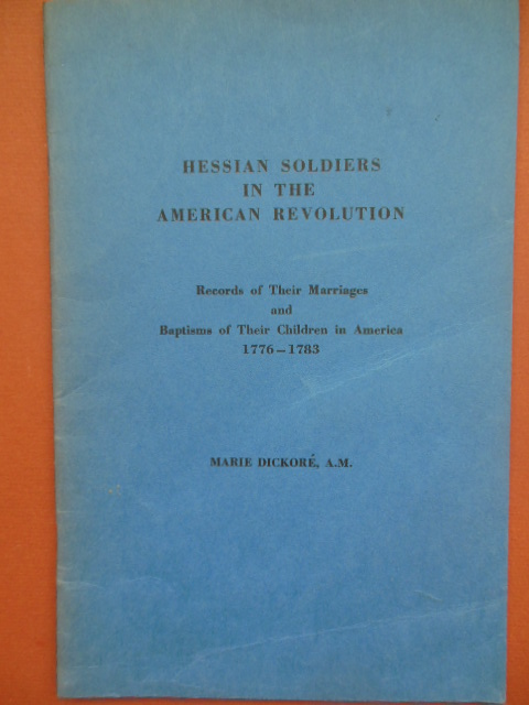 Image for Hessian Soldiers in the American Revolution 1959