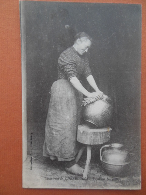 Image for Postcard Cherbourg Woman Cleaning Pottery