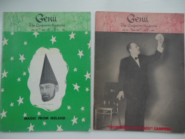 Image for Genii The Conjuror's Magazine (April, May, 1961, 2 issues MAGIC)