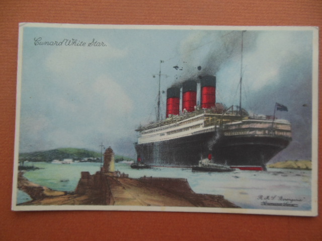R.M.L. Berengaria Postcard Cunard White Star Line (circa 1935) Image for R.M.L. Berengaria Postcard Cunard White Star Line (circa 1935)