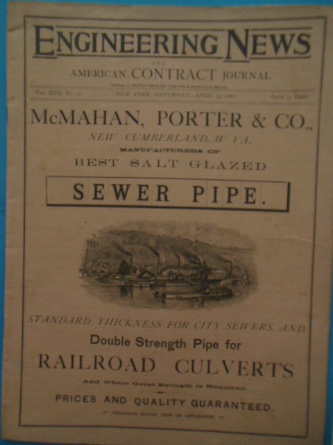 Image for Engineering News and American Contract Journal April, 1887