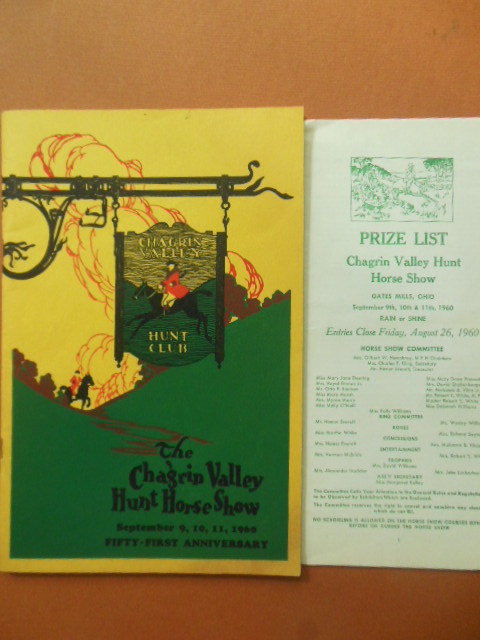 Image for The Chagrin Valley Hunt Horse Show 51st Anniversary September 8,9,10,11,1960