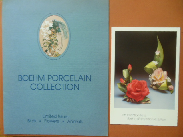 Image for Boehm Porcelain Collection Limited Issue Birds, Flowers, Animals (Exhibit invitation laid-in)