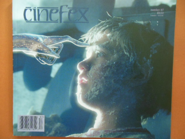 Image for Cinefex: The Journal of Cinematic Illusions October 2001 (Jurassic Park III, A.I. Artificial Intelligence; Lara's World, The Planet of the Apes (Number 87