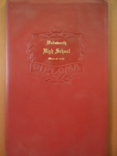 Image for Wadsworth High School Diploma Class of 1941 (Ohio)