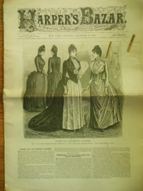 Image for Harper's Bazar December 15, 1988 (Embroidery, Fashion)