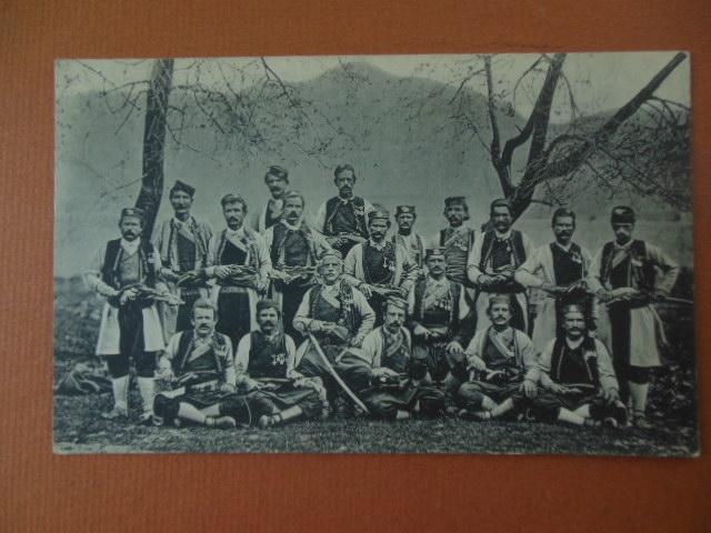 Image for Montenegro National Army 1909 Postcard