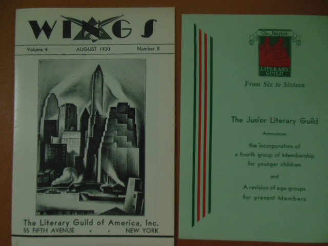 Image for Wings, Official Publication of the Literary Guild of America August, 1930 (Robert Coates, Dorothy Parker)