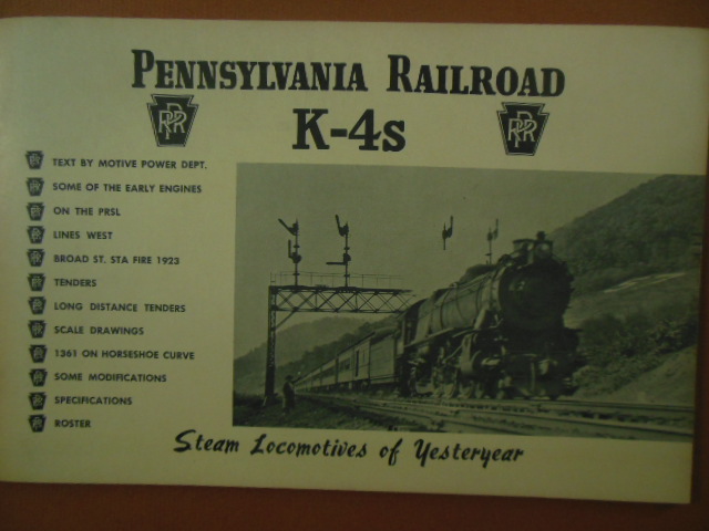 Image for Pennsylvania 4Ks Steam Locomotives of Yesteryear (1967)