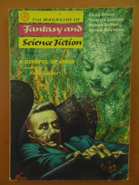 Image for The Magazine of Fantasy & Science Fiction, April 1958 (Fritz Leiber A Deskful of Girls)