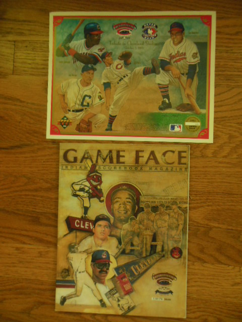 Image for Game Face Cleveland Indian Scorebook Magazine Commemorative Issue 1993; Tribute to Cleveland Stadium Official Souvenir Print October 2, 1993 (Cleveland Indians Baseball)