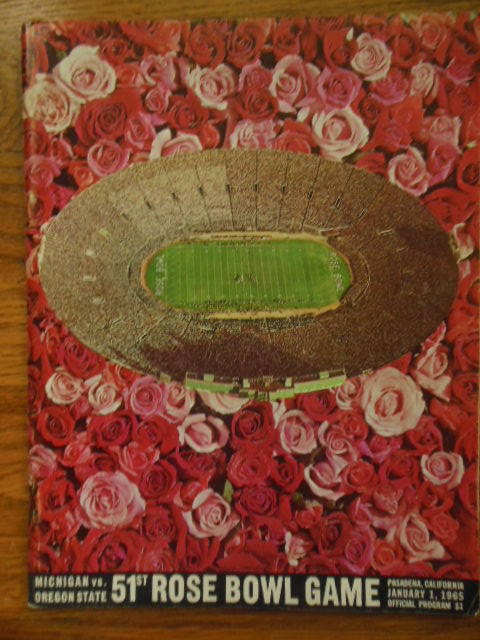 Image for 51st Rose Bowl Game, Official Program, Michigan Vs. Oregon State (1965)
