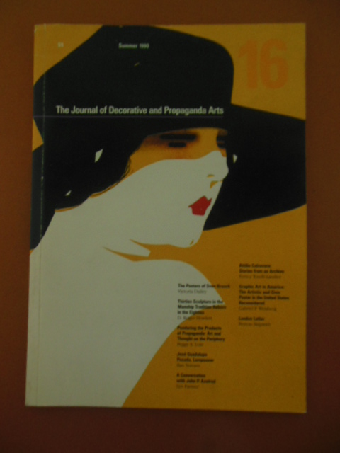 The Journal Of Decorative And Propaganda Arts Summer 1990