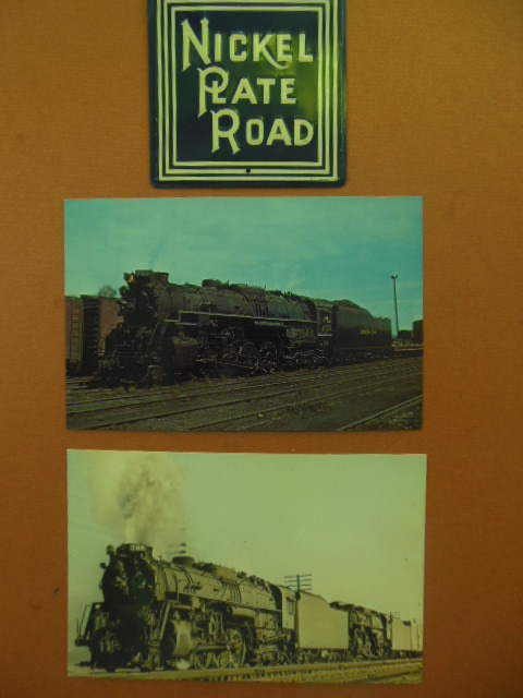 Image for Nickel Plate Railroad Miniature Metal Sign and Two Nickel Plate Postcards