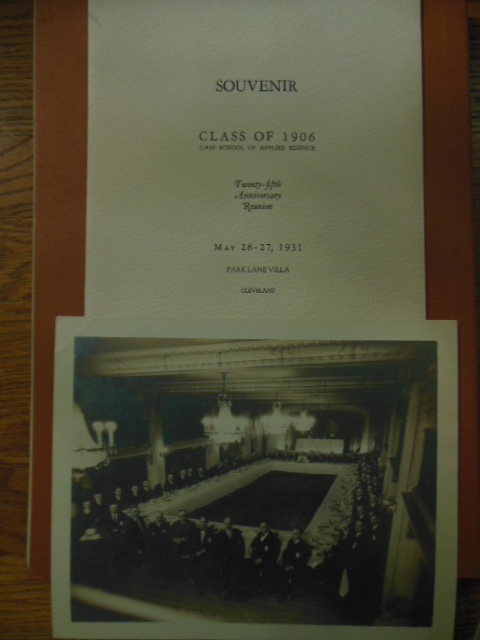 Image for Souvenir Class of 1906 Case School of Applied Science Twenty-Fifth Anniversary Reunion May 26-27, 1931(extras laid-in -- Case Western Reserve University)