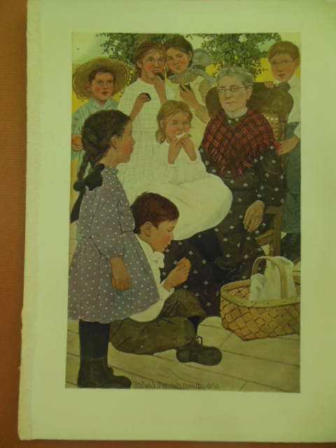 Image for Ethel Franklin Botts Print 1906 (Children With Grandma)