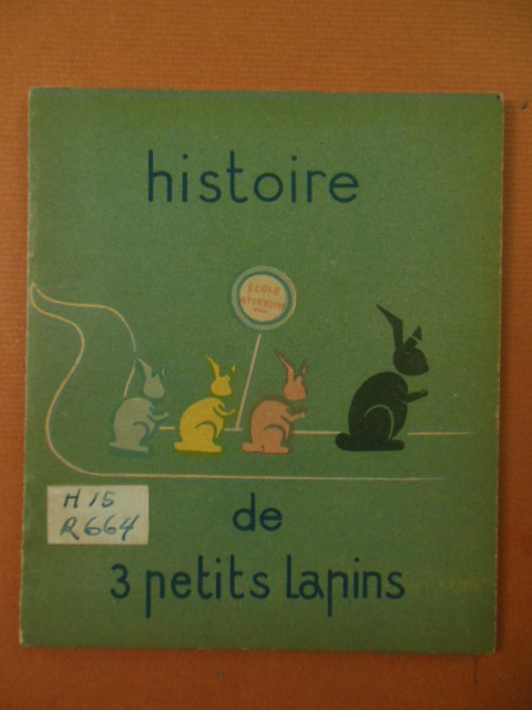 Image for Histoire de 3 Petits Lapins (History of the Three Little Rabbits)1945