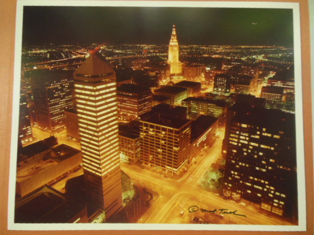Image for Cleveland at Night Photograph by Mort Tucker 1984