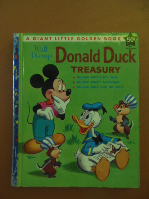 Dollhouse Miniature 1:12  Set of 6 Little Golden Books  Mickey Mouse Donald Duck 