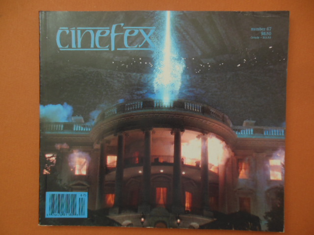 Image for Cinefex: The Journal of Cinematic Illusions No. 67 September 1996 (Independence Day, The Nutty Professor, Pinocchio)