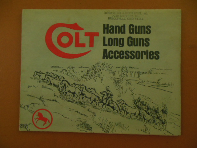 Image for Colt Hand Guns Long Guns Accessories (Huge Advertising Brochure 1971)