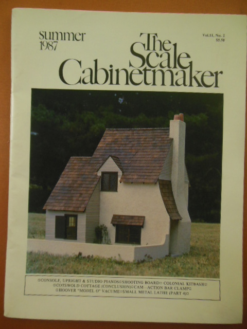 Image for The Scale Cabinetmaker Magazine (Summer 1987)