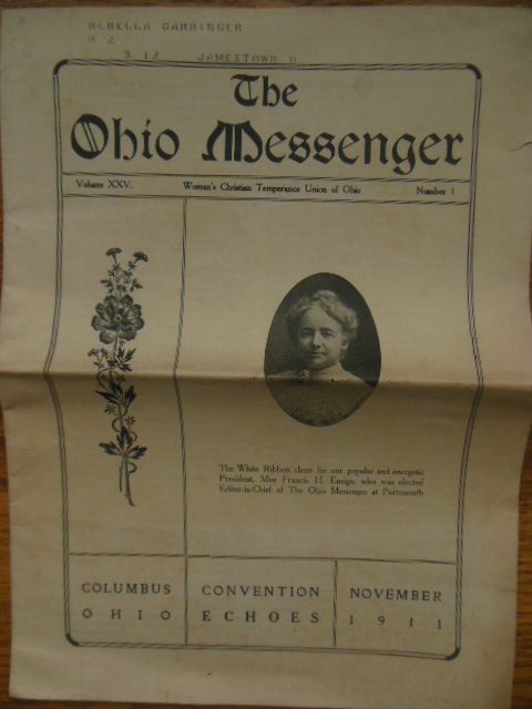 The Ohio Messenger (Woman's Christian Temperance Union of Ohio) November, 1911 Image for The Ohio Messenger (Woman's Christian Temperance Union of Ohio) November, 1911