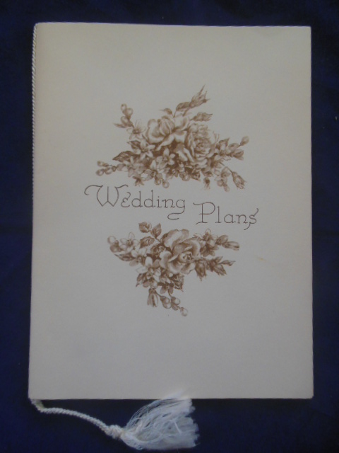 Image for Wedding Plans Bride's Book 1950's