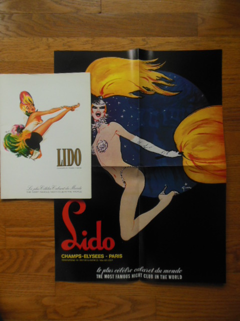 Image for Le Lido Champs-Elysees Paris (Cabaret Souvenir Program with Poster Laid-in) 1976